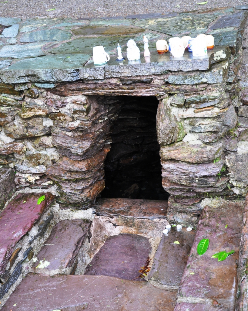 St Gobnait's Well which is adjacent to the graveyard; it is the final station on the rounds