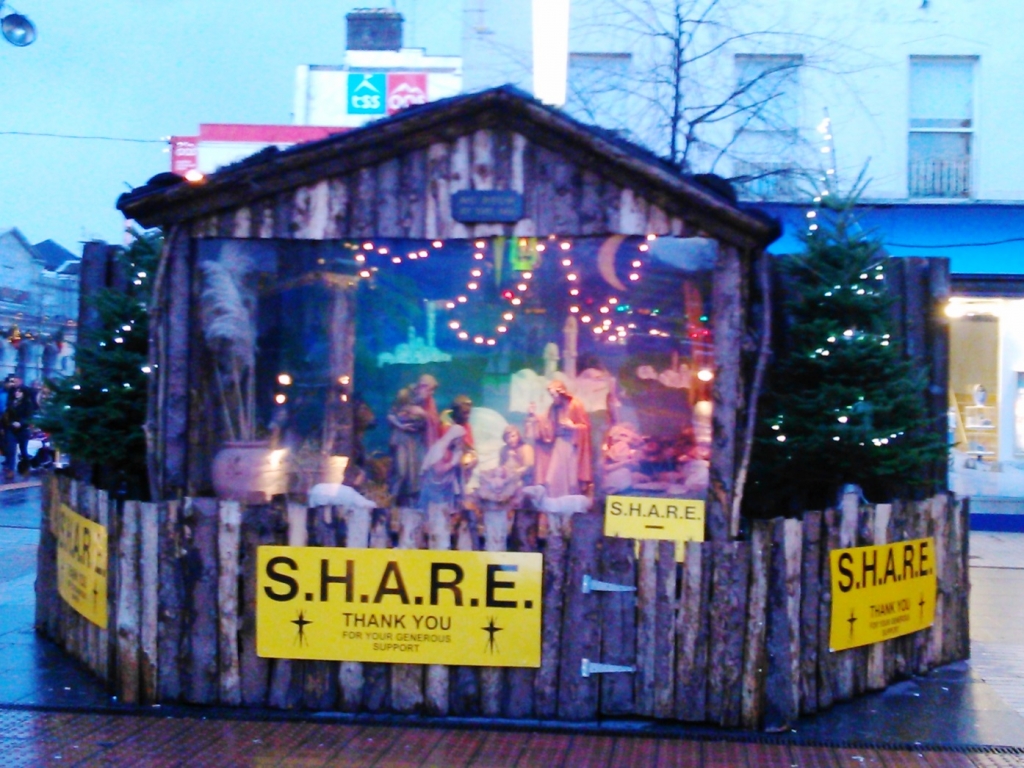 The SHARE Crib acts as a focal point for the week's activities. 